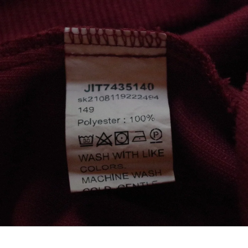 SHEIN‎ Teen Girls Brick Red Corduroy Button Front A-Line Skirt Size 10-11Y